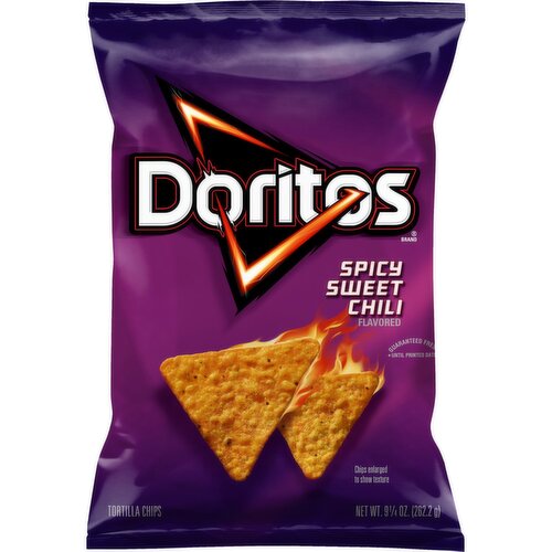 Doritos Tortilla Chips Spicy Sweet Chili Flavored 9 1/4 Oz