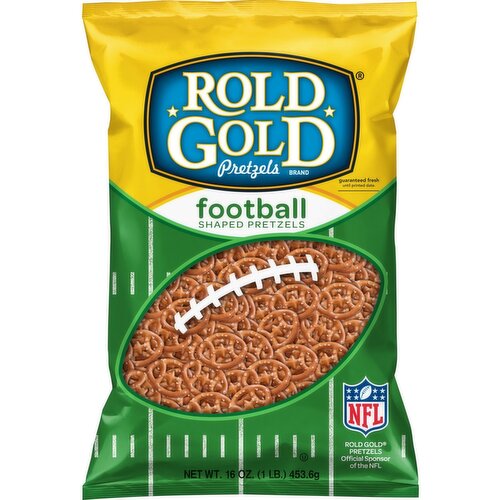 Rold Gold Pretzels Football Shaped Original 16 Oz