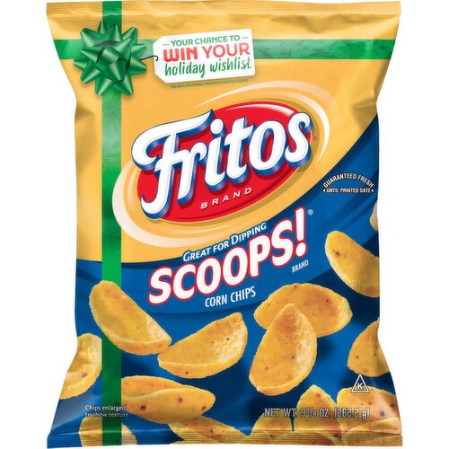 Fritos Scoops! Corn Chips 9 1/4 Oz