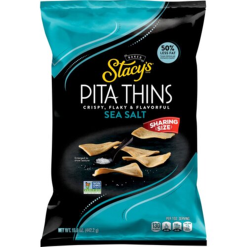 Stacy's Baked Pita Thins Sea Salt 15.6 Oz