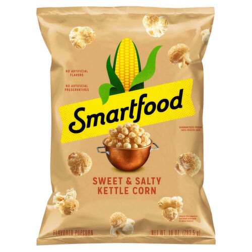 Smartfood Sweet & Salty Kettle Corn Flavored Popcorn, 10 oz