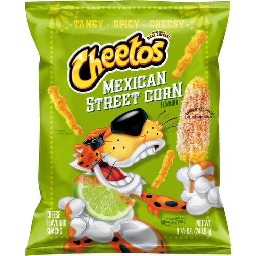 Cheetos Cheese Flavored Snacks Mexican Street Corn Flavored 8 1/2 Oz