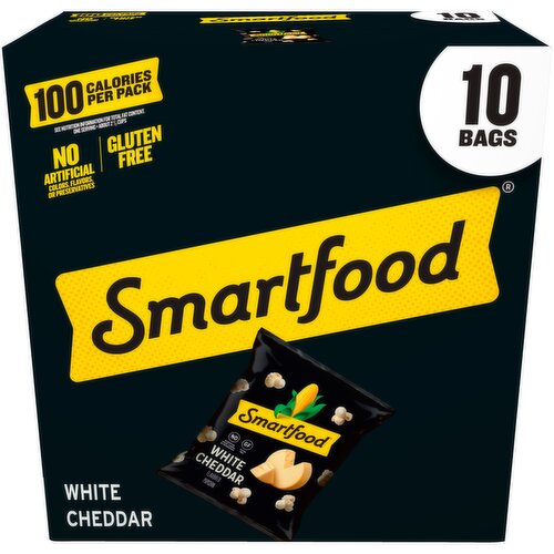 Smartfood Popcorn White Cheddar Flavored 5/8 Oz, 10 Count