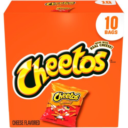 Cheetos Crunchy Cheese Flavored Snacks 1 Oz, 10 Count