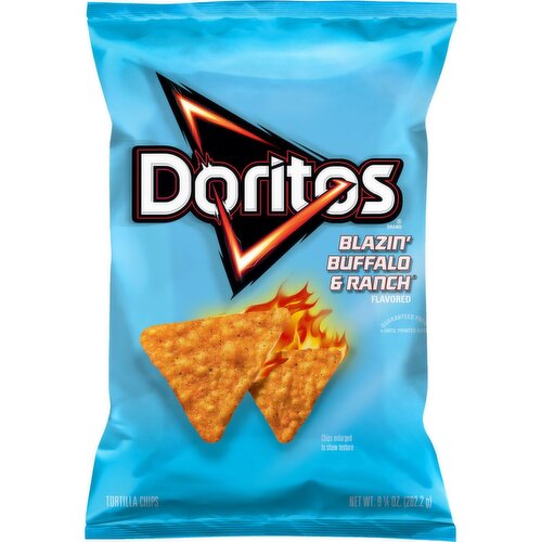 Doritos Tortilla Chips Blazin’ Buffalo & Ranch Flavored 9 1/4 Oz