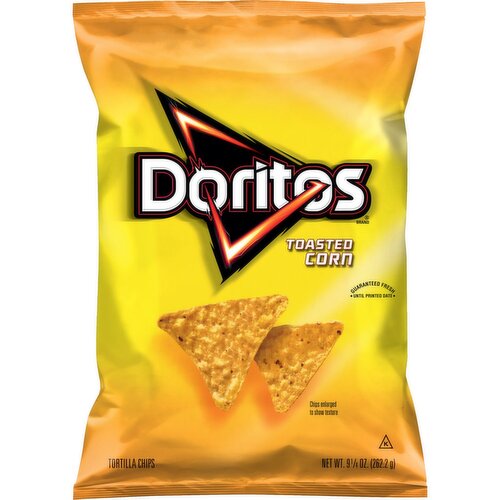 Doritos Tortilla Chips Toasted Corn 9 1/4 Oz