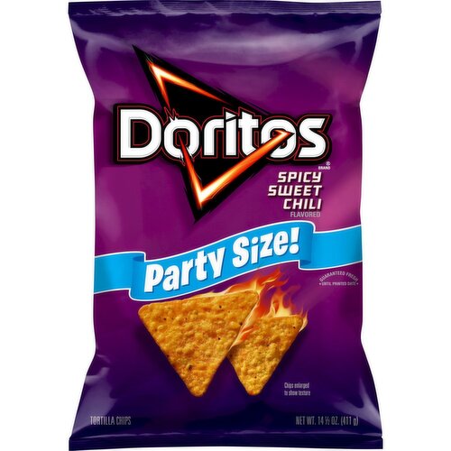 Doritos Tortilla Chips Spicy Sweet Chili Flavored 14 1/2 Oz