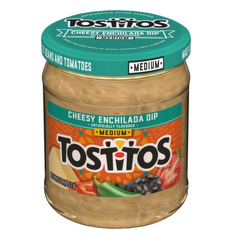 Tostitos Medium Cheesy Enchilada Dip, 15 oz