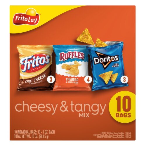 Frito Lay Cheesy & Tangy Mix Variety 1 Oz 10 Count