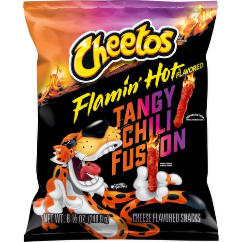 Cheetos Cheese Flavored Snacks Flamin Hot Flavored 8 1/2 Oz