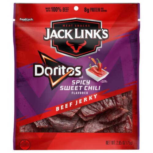 Jack Link's Beef Jerky Doritos Spicy Sweet Chili Flavored 2.65 Oz