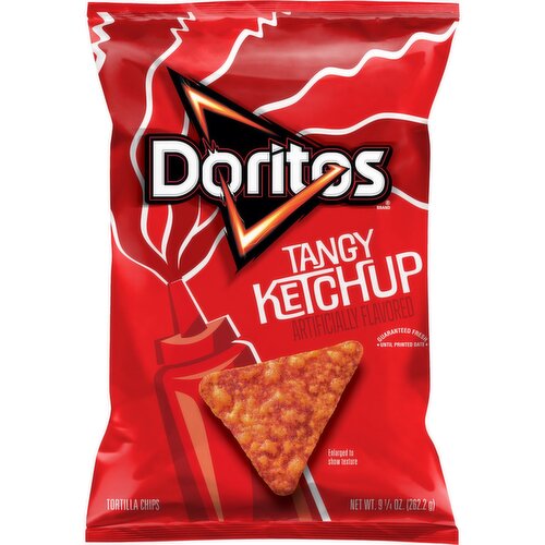 Doritos Tortilla Chips Tangy Ketchup 9 1/4 Oz