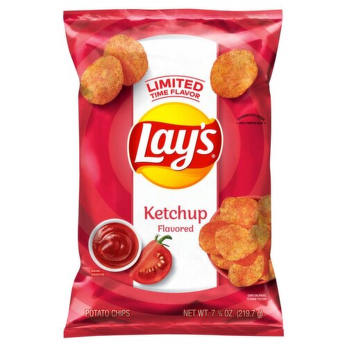 Lay's Ketchup Flavored Potato Chips, 7 3/4 oz