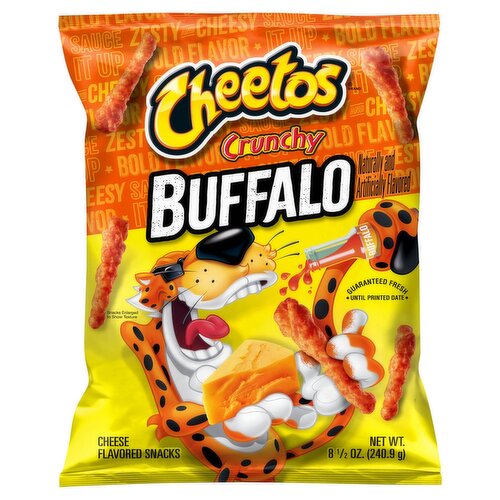 Cheetos Crunchy Buffalo Cheese Flavored Snacks, 8 1/2 oz