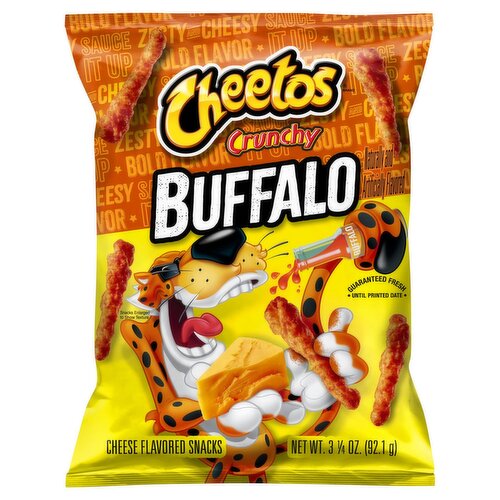 Cheetos Crunchy Buffalo Cheese Flavored Snacks, 3 1/4 oz