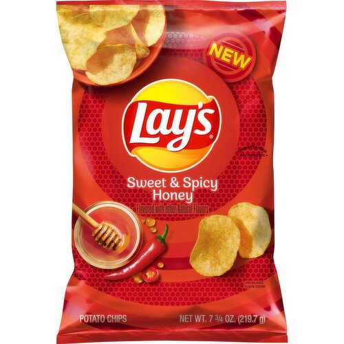 Lay's Potato Chips Sweet & Spicy Honey 7 3/4 Oz