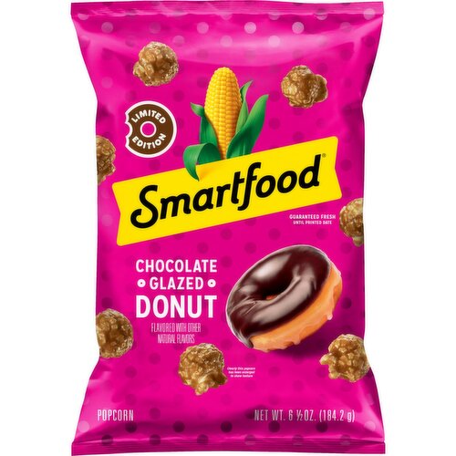 Smartfood Popcorn Chocolate Gazed Doughnut 6 1/2 Oz