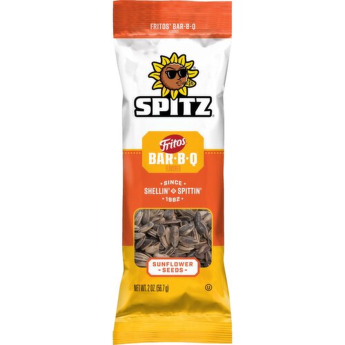 Spitz Sunflower Seeds Fritos Bar.B.Q Flavored 2 Oz