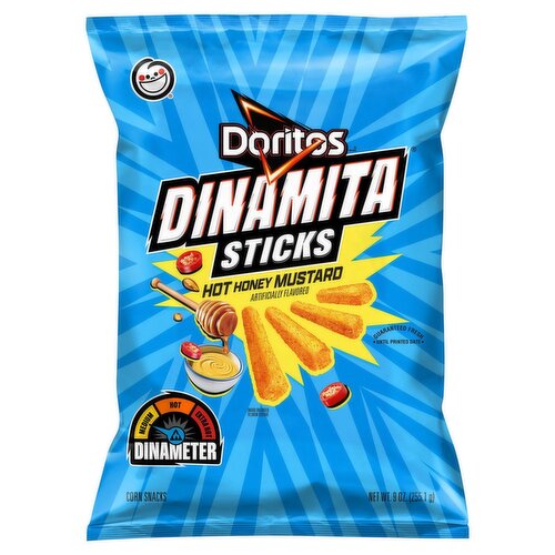 Sabritas Doritos Dinamita Sticks Hot Honey Mustard Corn Snacks, 9 oz