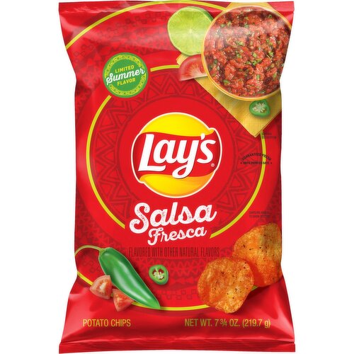 Lay's Potato Chips Salsa Fresca 7 3/4 Oz