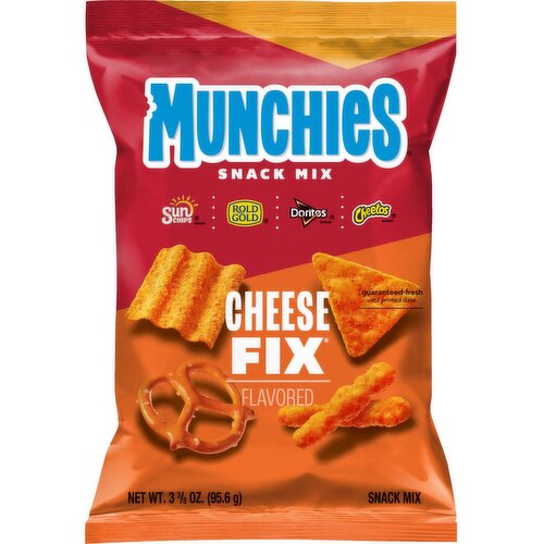 Munchies Snack Mix Cheese Fix Flavored 3 3/8 Oz