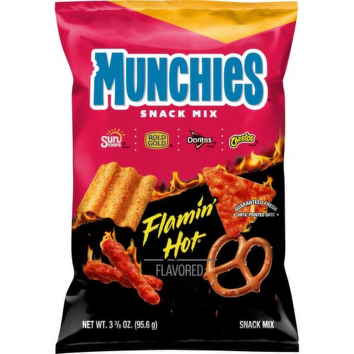 Munchies Snack Mix Flamin Hot Flavored 3 3/8 Oz