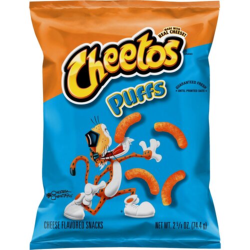 Cheetos Puffs Cheese Flavored Snacks 2 5/8 Oz