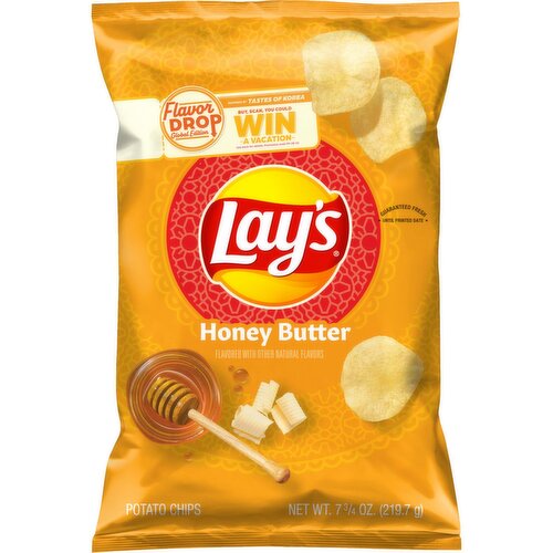 Lay's Potato Chips Honey Butter 7 3/4 Oz