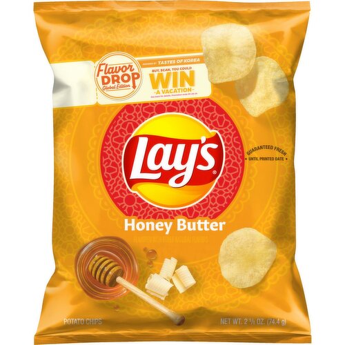 Lay's Potato Chips Honey Butter 2 5/8 Oz