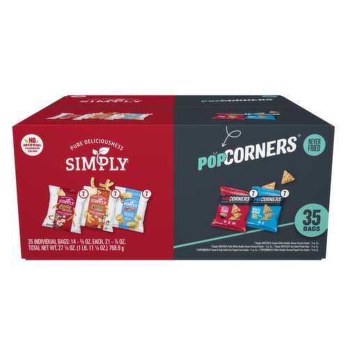 Frito Lay Snacks Puffed & Popped Mixed Variety Pack 27 1/8 Oz, 35 Count