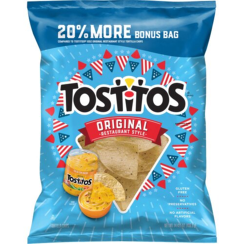 Tostitos Tortilla Chips Restaurant Style 14.425 Oz