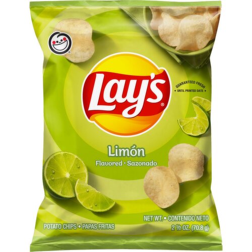 Lay's Potato Chips Limon Flavored 2 1/2 Oz