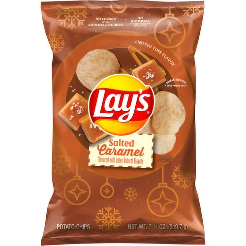 Lay's Potato Chips Salted Caramel, 7 3/4 Oz