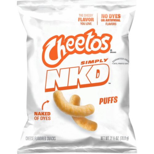Cheetos Simply NKD Cheese Flavored Snacks, 2 1/2 Oz