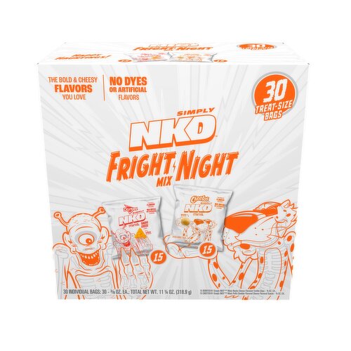 Frito Lay Snacks Simply NKD Fright Night Mix Variety Pack, 11 1/4 Oz X 30