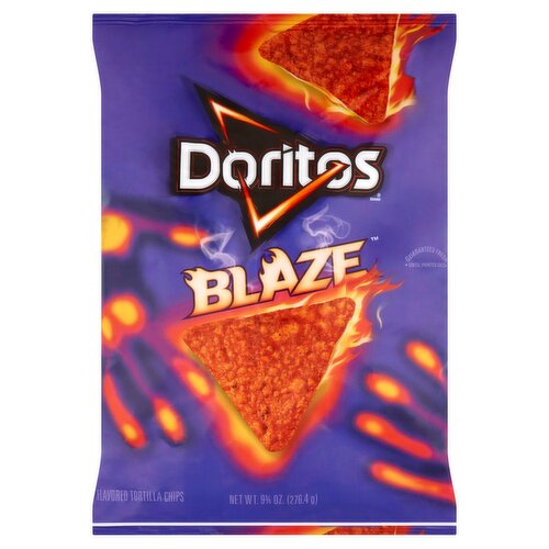 Doritos Blaze Flavored Tortilla Chips, 9 3/4 oz