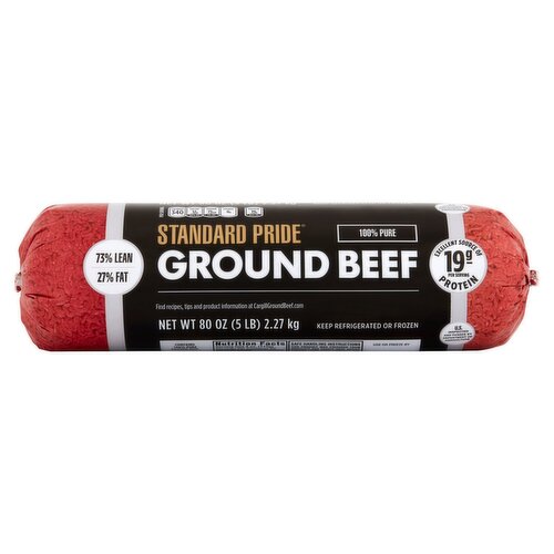 Standard Pride 100% Pure Ground Beef, 80 oz