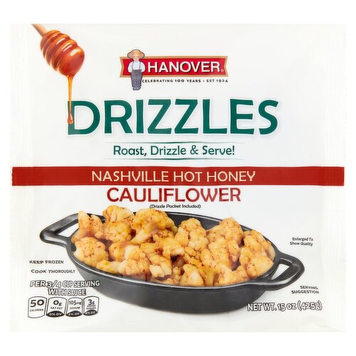 Hanover Drizzles Nashville Hot Honey Cauliflower, 15 oz