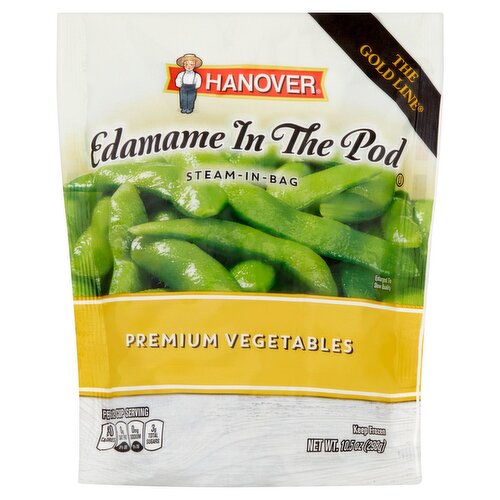 Hanover Steam-In-Bag Edamame in the Pod, 10.5 oz