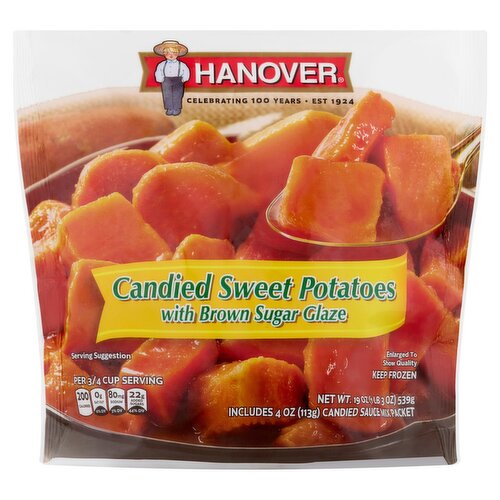 Hanover Candied Sweet Potatoes with Brown Sugar Glaze, 19 oz