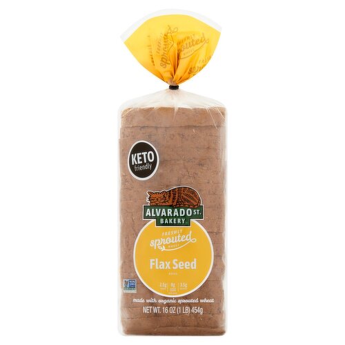 Alvarado St. Bakery Freshly Sprouted Wheat Flax Seed Bread, 16 oz