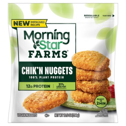 Morningstar Farms Chik'n Vegan Nuggets, 10.5 oz