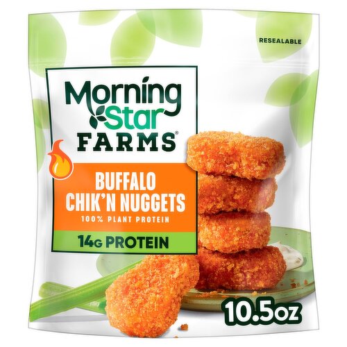 MorningStar Farms Buffalo Chik'n Vegan Nuggets, 10.5 oz