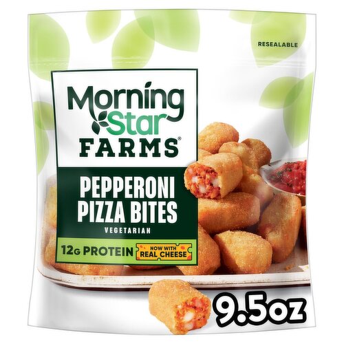 MorningStar Farms Pepperoni Vegetarian Pizza Bites, 9.5 oz