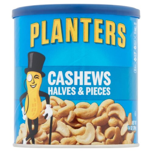 Planters Halves & Pieces Cashews, 14 oz