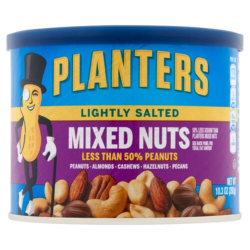 Planters Lightly Salted Mixed Nuts, 10.3 oz