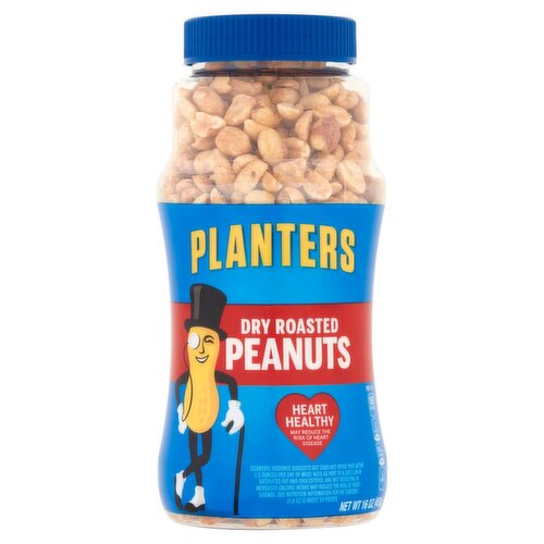 Planters Dry Roasted Peanuts, 16 oz