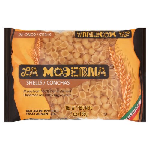 La Moderna Shells Pasta, 7 oz