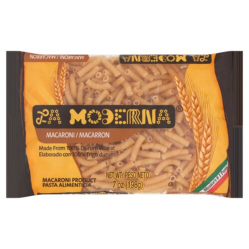 La Moderna Macaroni Pasta, 7 oz