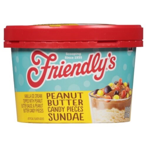 Friendly's Peanut Butter Candy Pieces Sundae, 6 fl oz